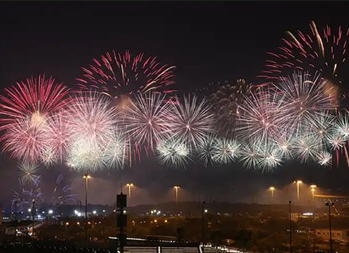 楚雄市焰火晚会